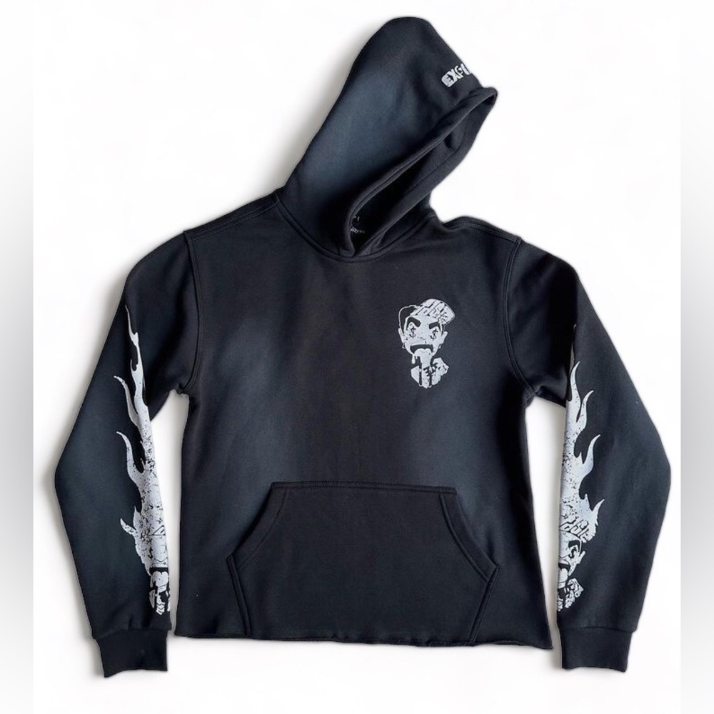 FLAME LOGO PULLOVER HOODIE